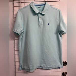 Izod Men's Aqua Polo Shirt